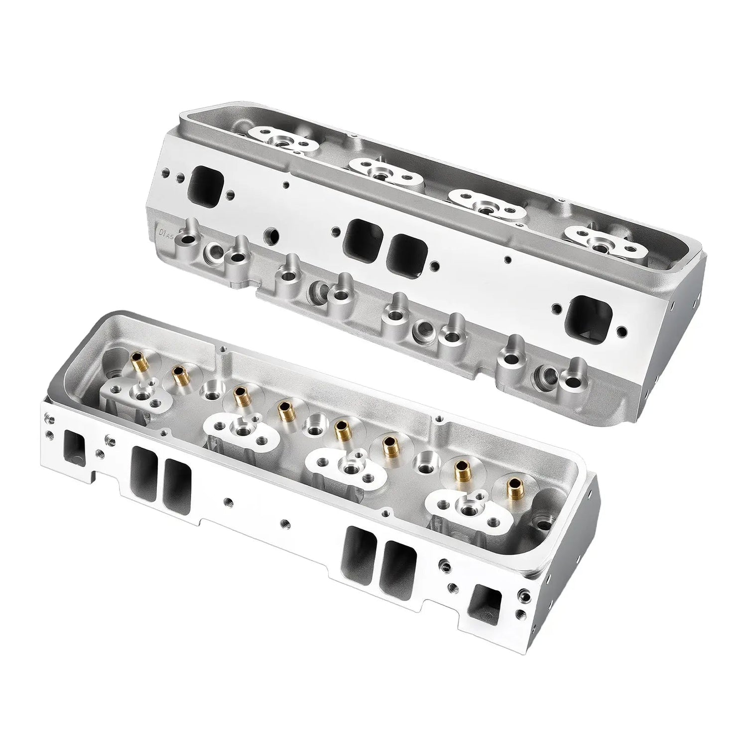 Cast Aluminum Cylinder Head for SBC Engines (Angled Plug) – Fits 1960-1986 Chevy V8 (302/327/350/383/400) Flashark