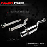 Cat-Back Exhaust for 2001-2005 Honda Civic 1.7L (Excl. Si Hatchback) 4" N1 Burnt Muffler Tip
