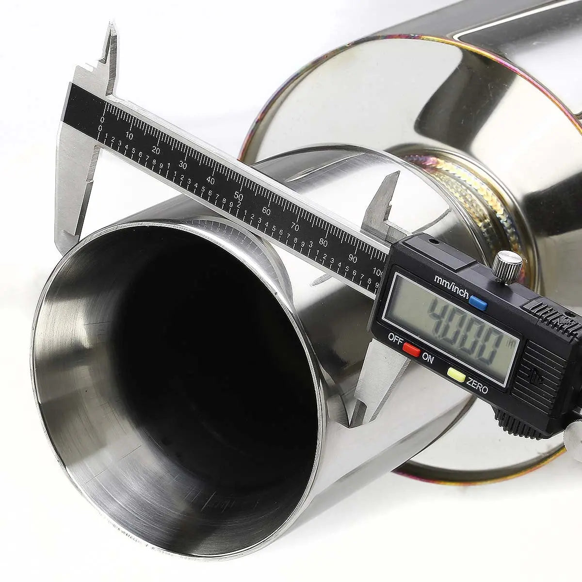 Cat-Back Exhaust for 2001-2005 Honda Civic 1.7L (Excl. Si Hatchback) 4" N1 Burnt Muffler Tip Flashark