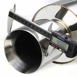 Cat-Back Exhaust for 2001-2005 Honda Civic 1.7L (Excl. Si Hatchback) 4" N1 Burnt Muffler Tip