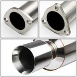 Cat-Back Exhaust for 2001-2005 Honda Civic 1.7L (Excl. Si Hatchback) 4" N1 Burnt Muffler Tip
