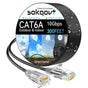 Cat6a Ethernet Cable Slim 300ft TekShack