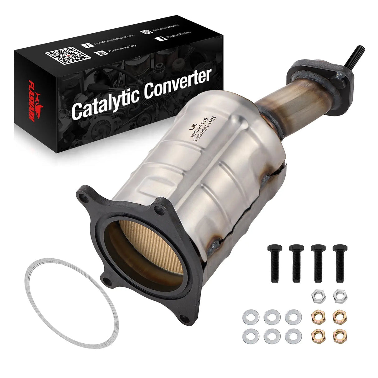 Catalytic Converter For 2011-2015 Ford Edge/Explorer Lincoln MKX V6 3.5L/3.7L-Direct Fit，E.P.A. Compliant Flashark