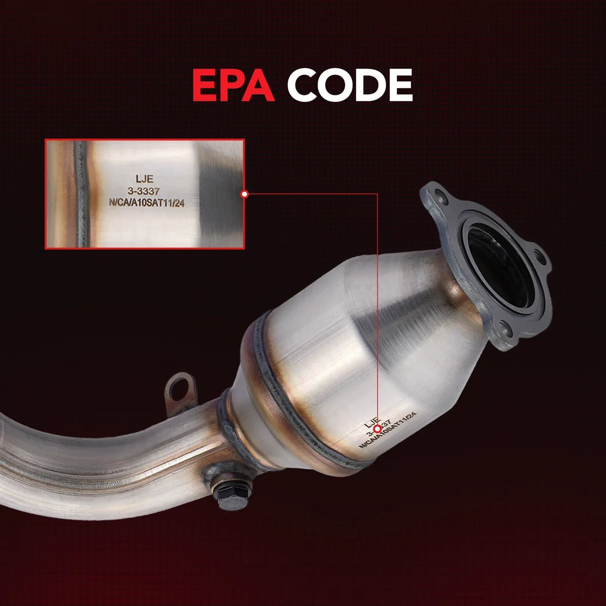 Catalytic Converter for 2010-2015 Chevy Equinox/Captiva Sport GMC Terrain 2.4L-Direct Fit，E.P.A. Compliant Flashark