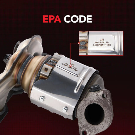 Exhaust Manifold Catalytic Converter For 2009-2016 Kia Optima/Forte/Magentis/Rondo Hyundai Sonata L4 2.0L 2.4L Flashark