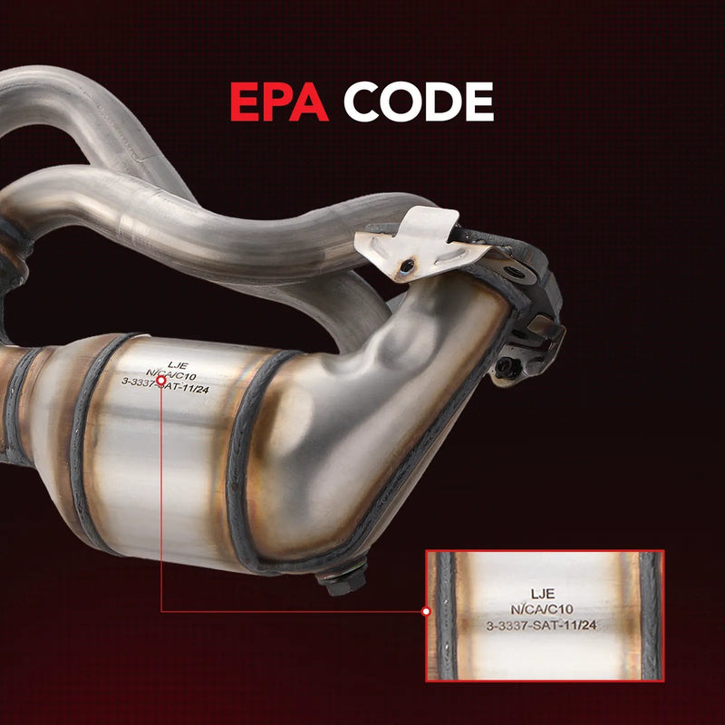 Direct-Fit Exhaust Manifold Catalytic Converter for 2011-2016 Subaru Outback/Forester/Crosstrek/Impreza/Legacy 2.0L, 2.5L Flashark