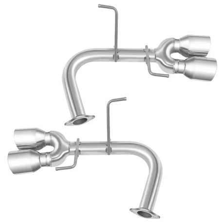 Catback Exhaust System 4" Quad Muffler Tip w Polished Tip for 2015-2022 Subaru WRX / STI Flashark
