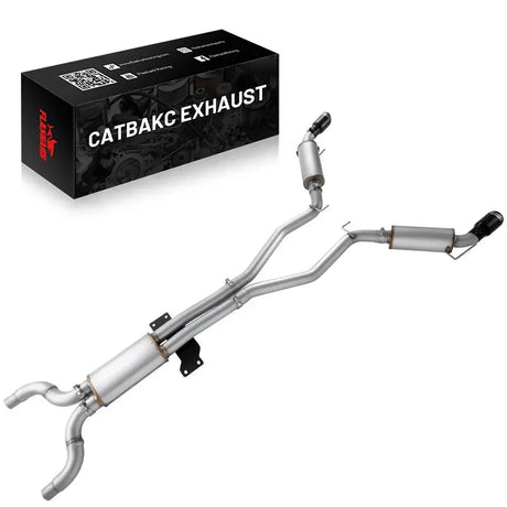Catback Exhaust System For 2010-2015 Chevy Camaro 6.2L V8 Automatic (L99) 3" Dual Flashark
