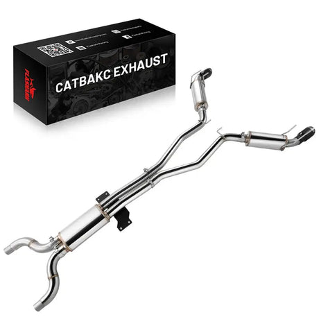 Catback Exhaust System For 2010-2015 Chevy Camaro 6.2L V8 Automatic (L99) 3" Dual Flashark