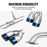 Axle Back Exhaust for 2015-2021 Subaru WRX / WRX STI