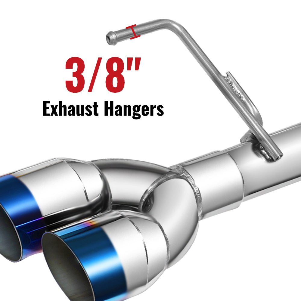 Catback Exhaust & Axle Back for 2015-2021 Subaru WRX / WRX STI | 4" Quad Muffler Tips | N1 Style Burnt Tip