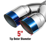 Catback Exhaust & Axle Back for 2015-2021 Subaru WRX / WRX STI | 4" Quad Muffler Tips | N1 Style Burnt Tip