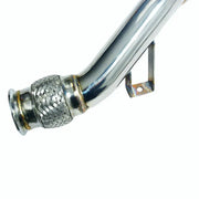 Catless Downpipe Exhaust for 1997-2005 K04/RS6 Fits Audi S4 B5 A6/Allroad C5 2.7T Bi Turbo 3-2.5 Inches Flashark