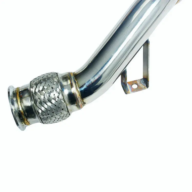 Catless Downpipe Exhaust for 1997-2005 K04/RS6 Fits Audi S4 B5 A6/Allroad C5 2.7T Bi Turbo 3-2.5 Inches Flashark
