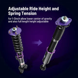 For 2011-2022 Dodge Charger / Challenger RWD Coilover Shock Absorbers Struts 4PCS