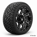 Empire 14" Hook HK2 Wheel with X Comp Golf A/T Tire Package