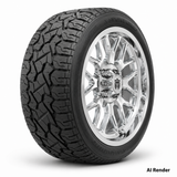 Empire 15" Crown C4 Chrome Wheel with X Comp Golf A/T Tire Package