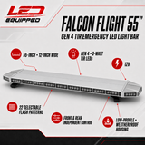 Falcon Flight Emergency LED Light Bar 55 in LED Equipped