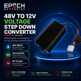 Epoch Batteries 48V 105Ah LiFePO4 Golf Cart Battery Complete Kit