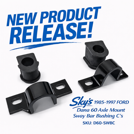 '85-'97 Ford Dana 60 Axle Mount Sway Bar Bushing C's. Sky's Offroad Design