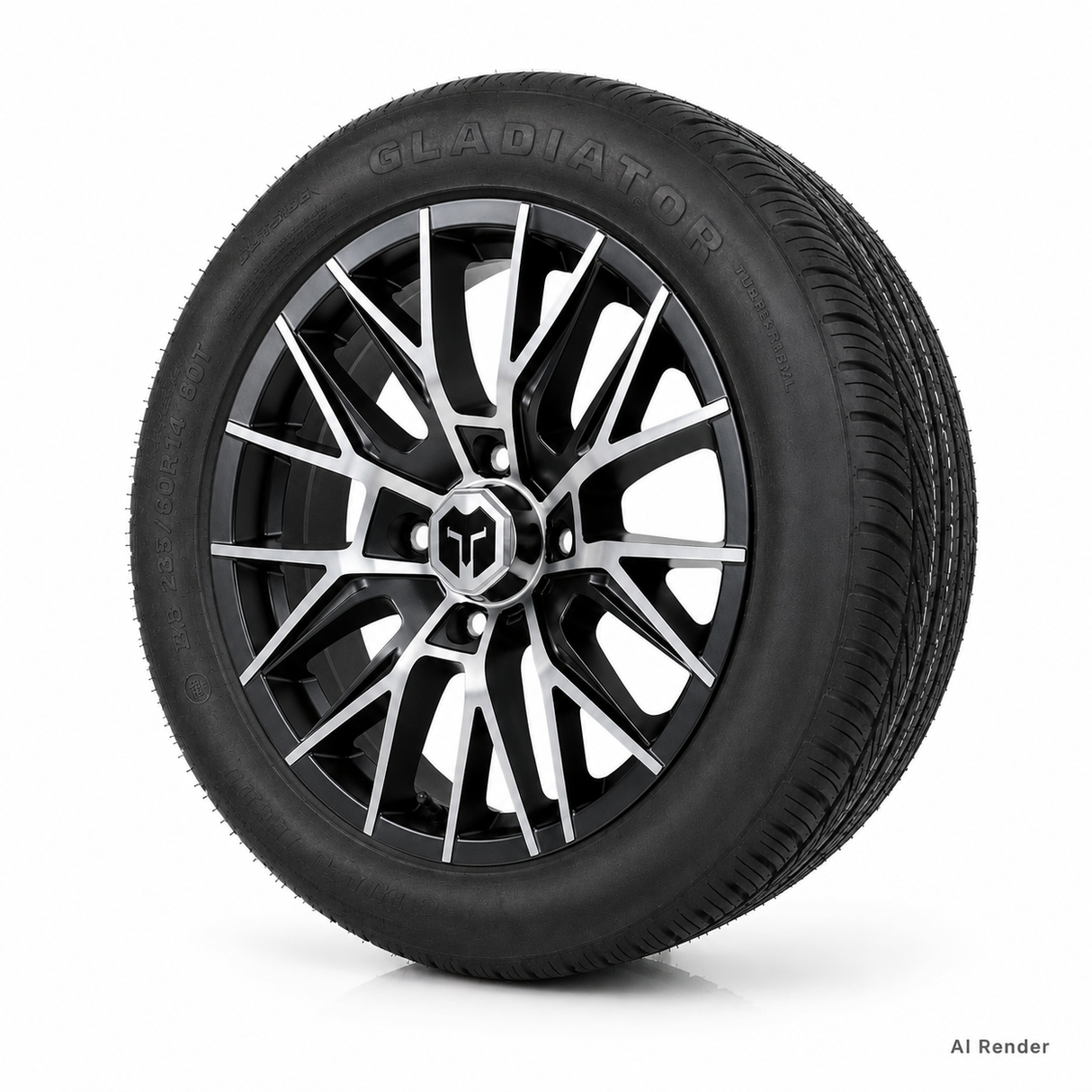 Empire 14x7 Diablo D3B Wheel & X Comp H/T Tire Package