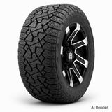 Empire® 10" Blade B10 Wheel with X Comp Golf A/T Tire Package
