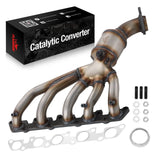 Exhaust Manifold Catalytic Converter For 2004-2012 Chevy Colorado, GMC Canyon, Hummer H3, Isuzu i-350/i-370 L5 3.5L 3.7L Flashark