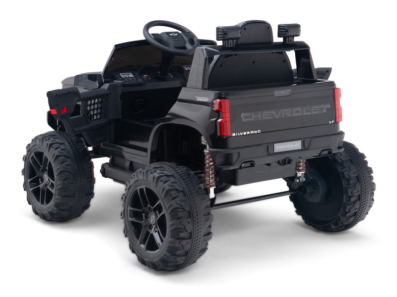 Chevy Silverado Monster Pickup Truck Ride On Toy Truck For Children W/Magic Cars® Wireless Parental Control