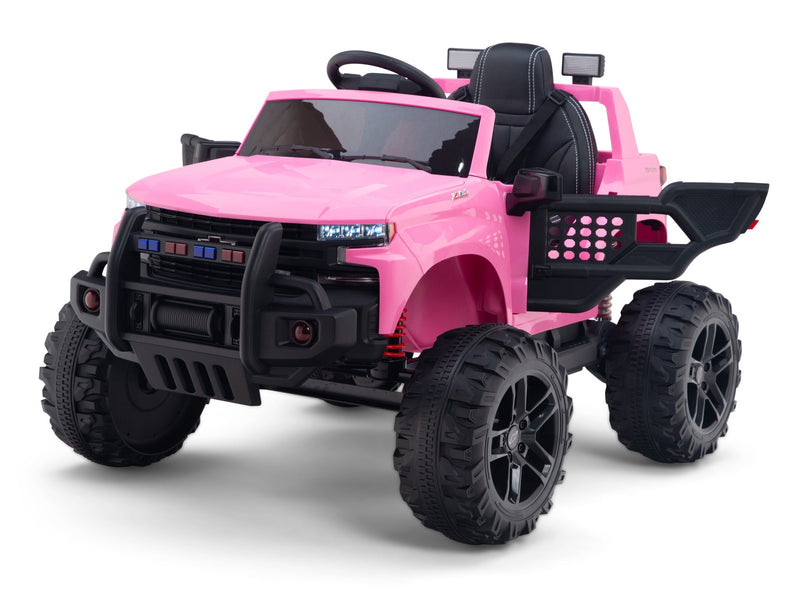 Chevy Silverado Monster Pickup Truck Ride On Toy Truck For Children W/Magic Cars® Wireless Parental Control
