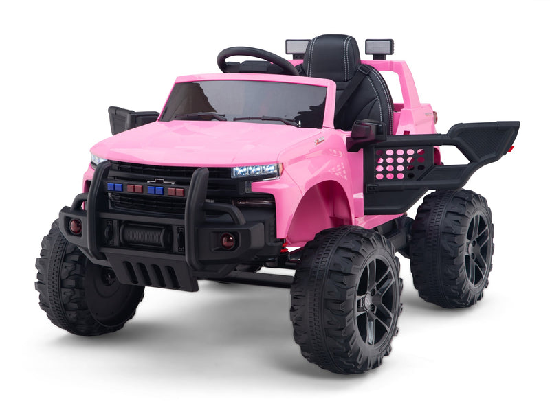 Chevy Silverado Monster Pickup Truck Ride On Toy Truck For Children W/Magic Cars® Wireless Parental Control