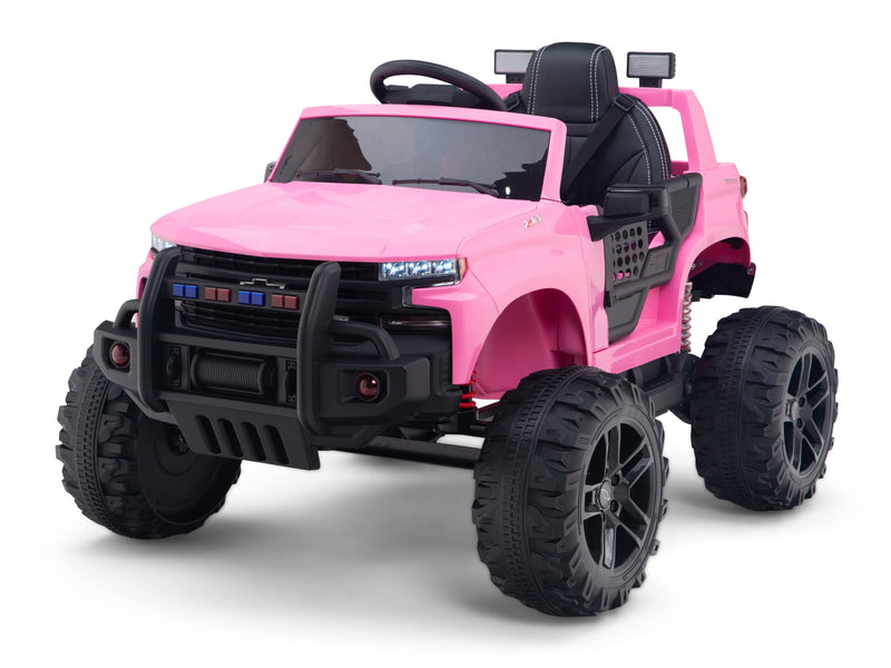 Chevy Silverado Monster Pickup Truck Ride On Toy Truck For Children W/Magic Cars® Wireless Parental Control