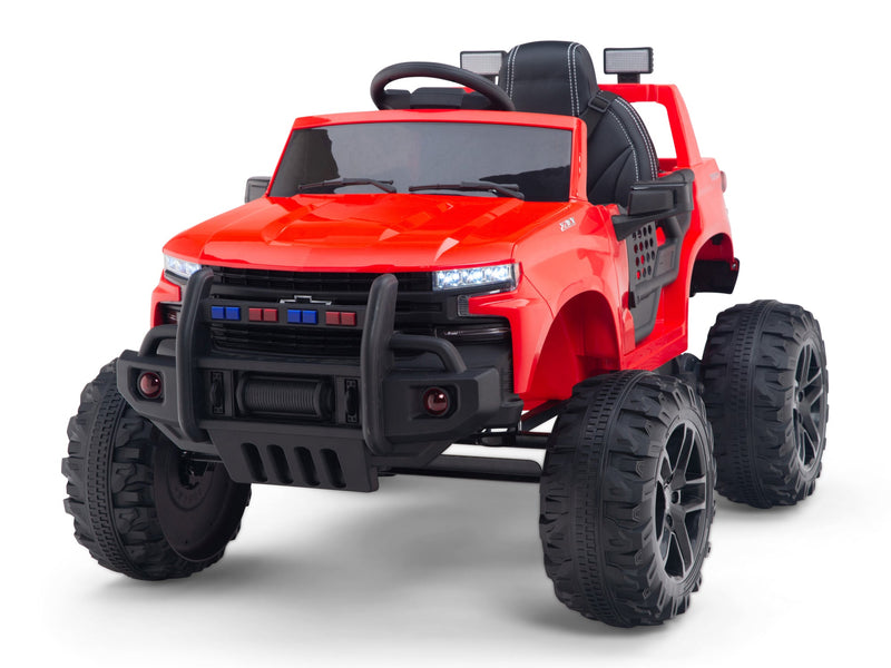 Chevy Silverado Monster Pickup Truck Ride On Toy Truck For Children W/Magic Cars® Wireless Parental Control