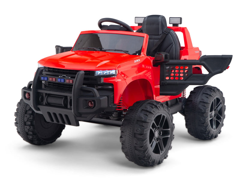 Chevy Silverado Monster Pickup Truck Ride On Toy Truck For Children W/Magic Cars® Wireless Parental Control