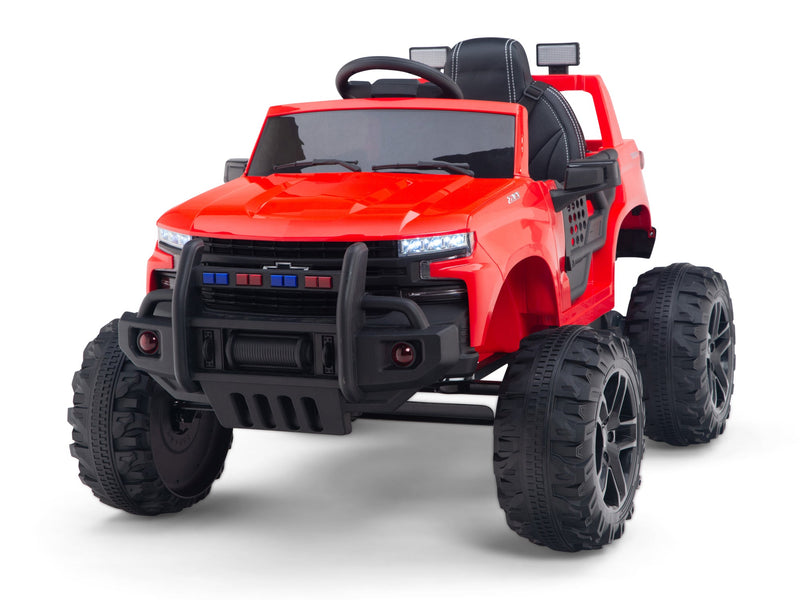 Chevy Silverado Monster Pickup Truck Ride On Toy Truck For Children W/Magic Cars® Wireless Parental Control