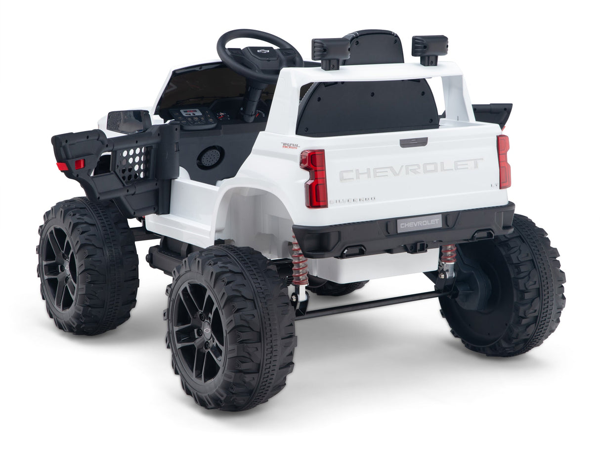 Chevy Silverado Monster Pickup Truck Ride On Toy Truck For Children W/Magic Cars® Wireless Parental Control