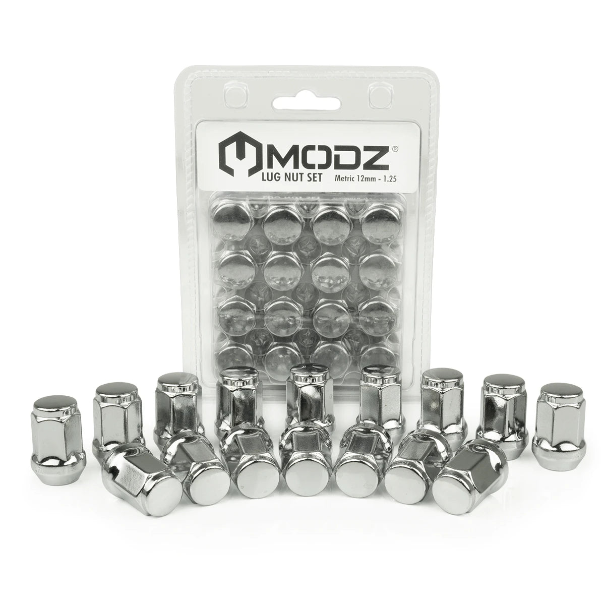 MODZ Chrome Golf Cart Lug Nuts Pack of 16