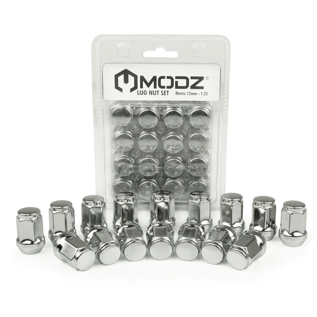 MODZ Chrome Golf Cart Lug Nuts Pack of 16