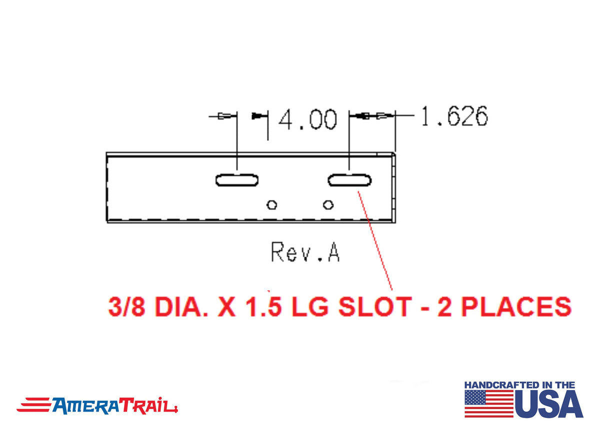Classic Front STARBOARD Side I Beam Trailer Step, Secures Fender, Includes Non-Skid Reflective Tape, and Led Light