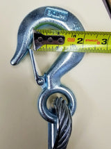 Class 4 Heavy Duty Vinyl Wrapped Cables 36" w/ Large C Hooks