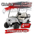 Club Car Onward 4-Passenger Golf Cart Stereo Tops (4-Seat) Club Car