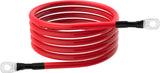 6 AWG Battery Cable – 3FT-5FT 6 Gauge Power Inverter Cable with 5/16" Tinned Copper Lugs TekShack