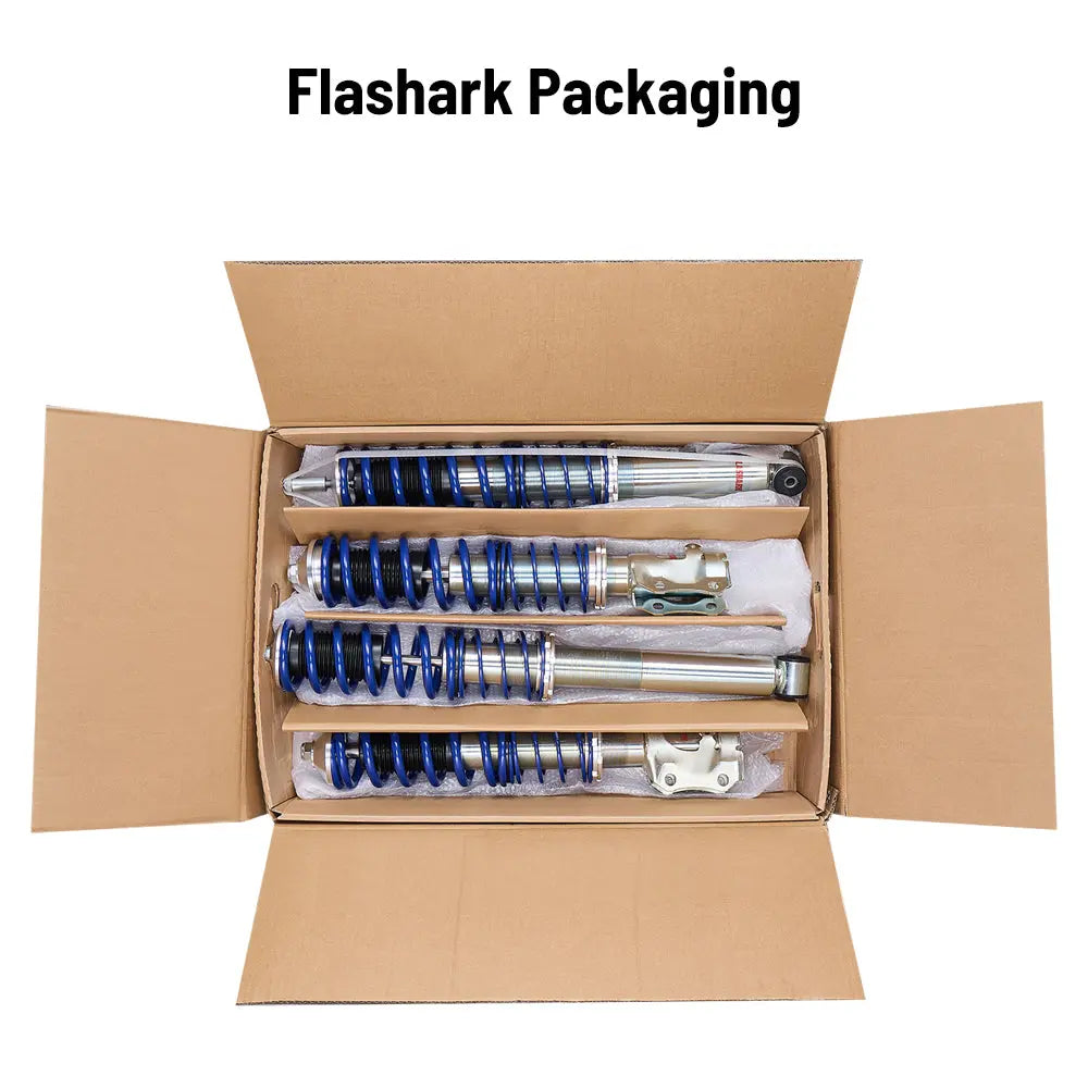 Coilover Shock Absorbers Struts 4PCS for 1985-1992 VW Golf MK2| 1991-2000 Golf Mk3 | 1988-1995 Volkswagen Corrado Flashark