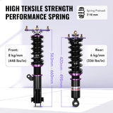 Coilover Shock Absorbers Struts for 2006-2012 Mitsubishi Eclipse (4G2004-2012 Mitsubishi Galant (DJ)