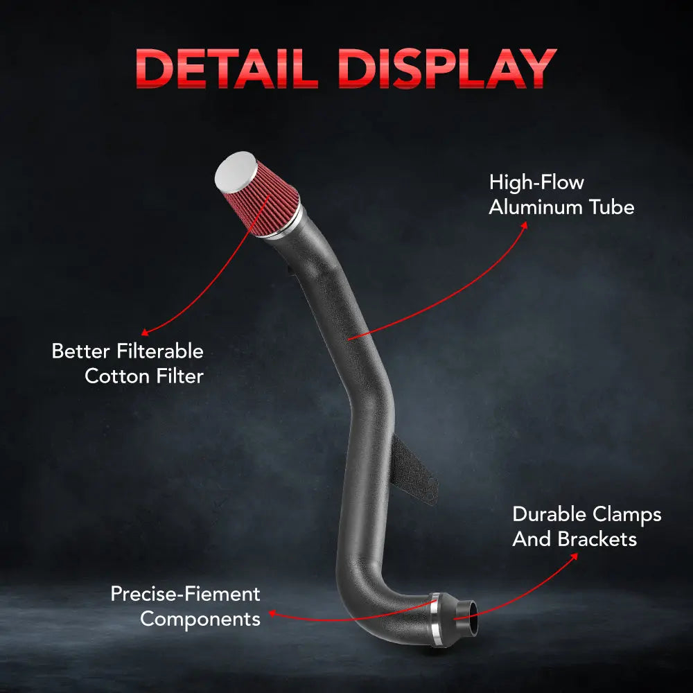 Cold Air Intake For 2015-2018 Ford Mustang EcoBoost 2.3L I4 DOHC Turbocharged