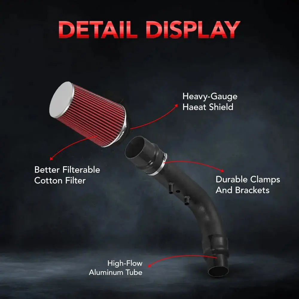 Flashark Cold Air Intake for 1997-2003 Ford F-150 / 1997-2002 Expedition 4.6L/5.4L (V8 Engine)