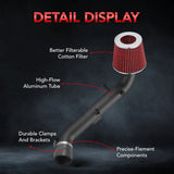 Cold Air Intake Kit for 1998-2003 Chevrolet S10, GMC Sonoma, Isuzu Hombre 2.2L I4 Flashark
