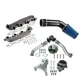 1999.5-2003 Ford 7.3 Powerstroke Diesel All-In-One Kit Exhaust Manifold/Up-Pipe Exhaust/Cold Air Intake Kit Flashark