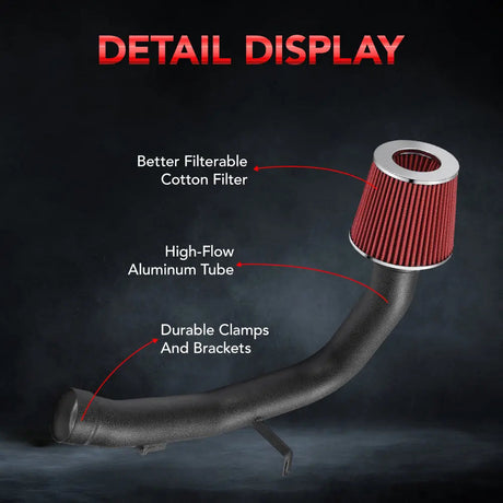 Cold Air Intake Kit for 2002-2007 Subaru Impreza WRX Sedan/Wagon 2.0L & 2.5L Turbocharged Cold Air Intake Kit Flashark