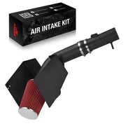 Cold Air Intake Kit for 2005-2008 Ford F150 5.4L V8 with Heat Shield – Black Powder-Coated Flashark