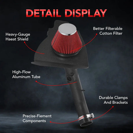 Cold Air Intake for 1999-2004 Tacoma V6 3.4L Flashark